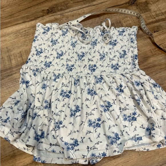 American Eagle Outfitters Blue Floral Tank Top - Picture 5 of 5